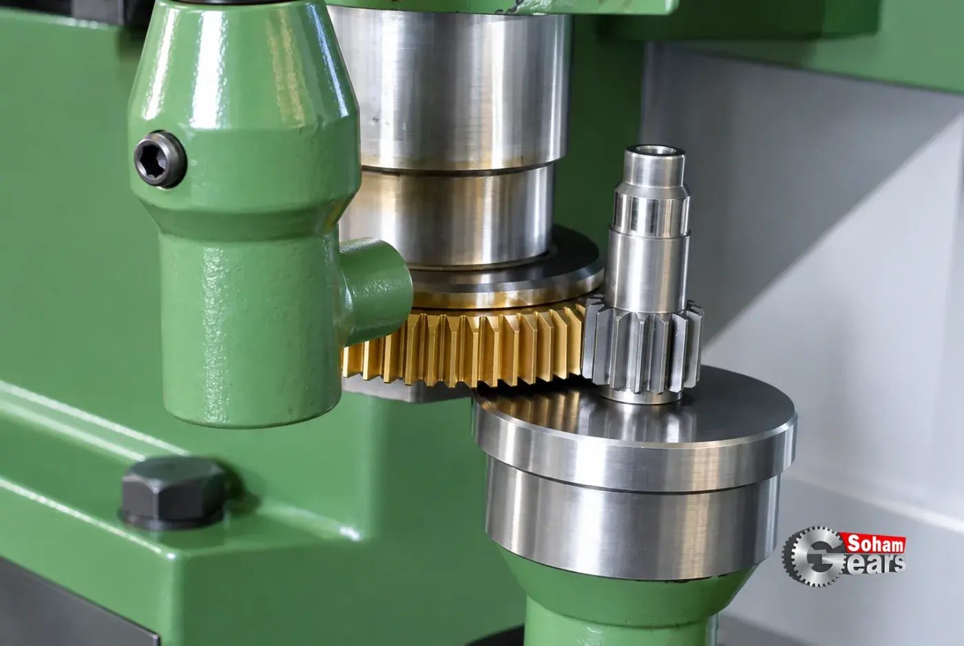 Gear cutting operation