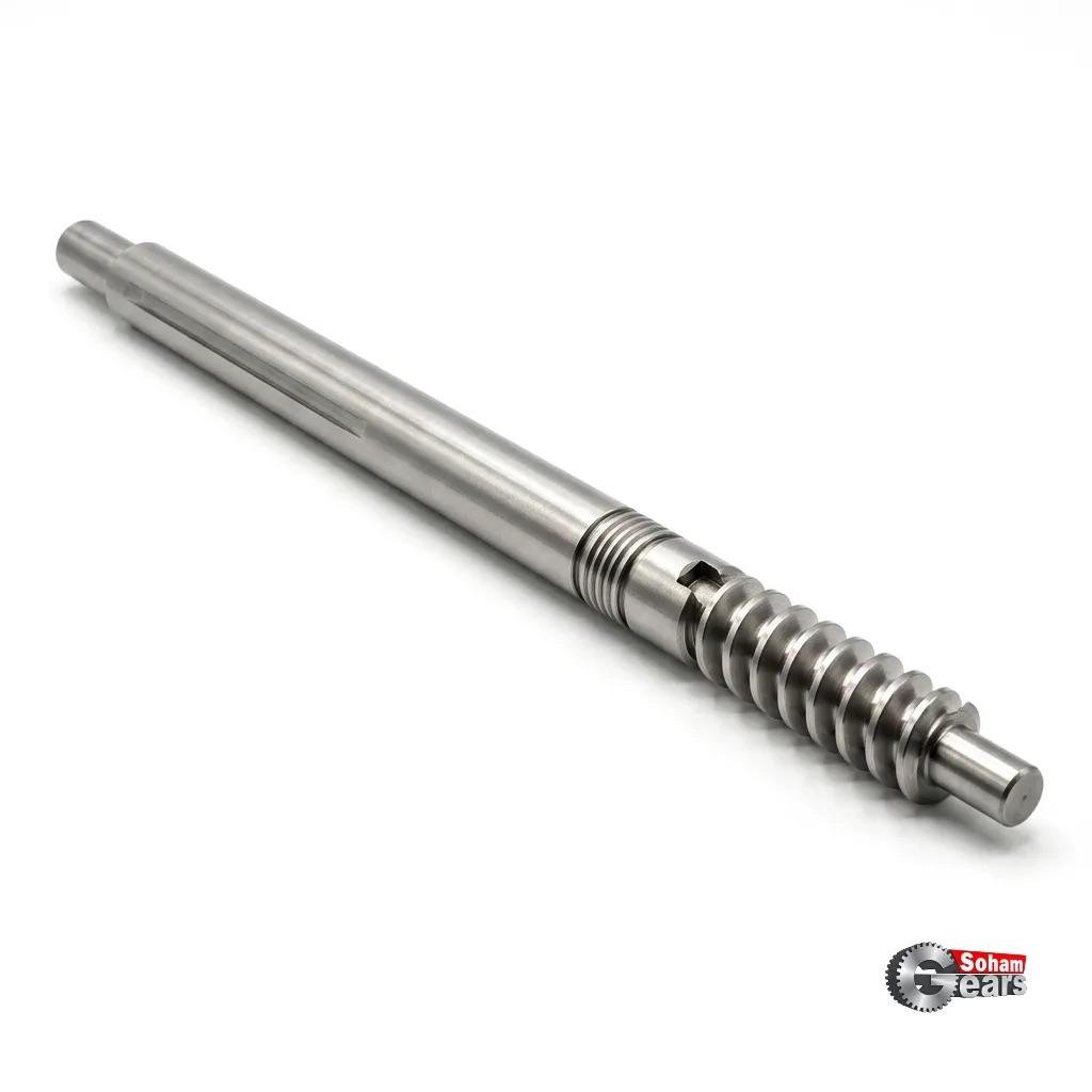 Worm Shafts 2 - manufactured by Soham Gears, Rajkot